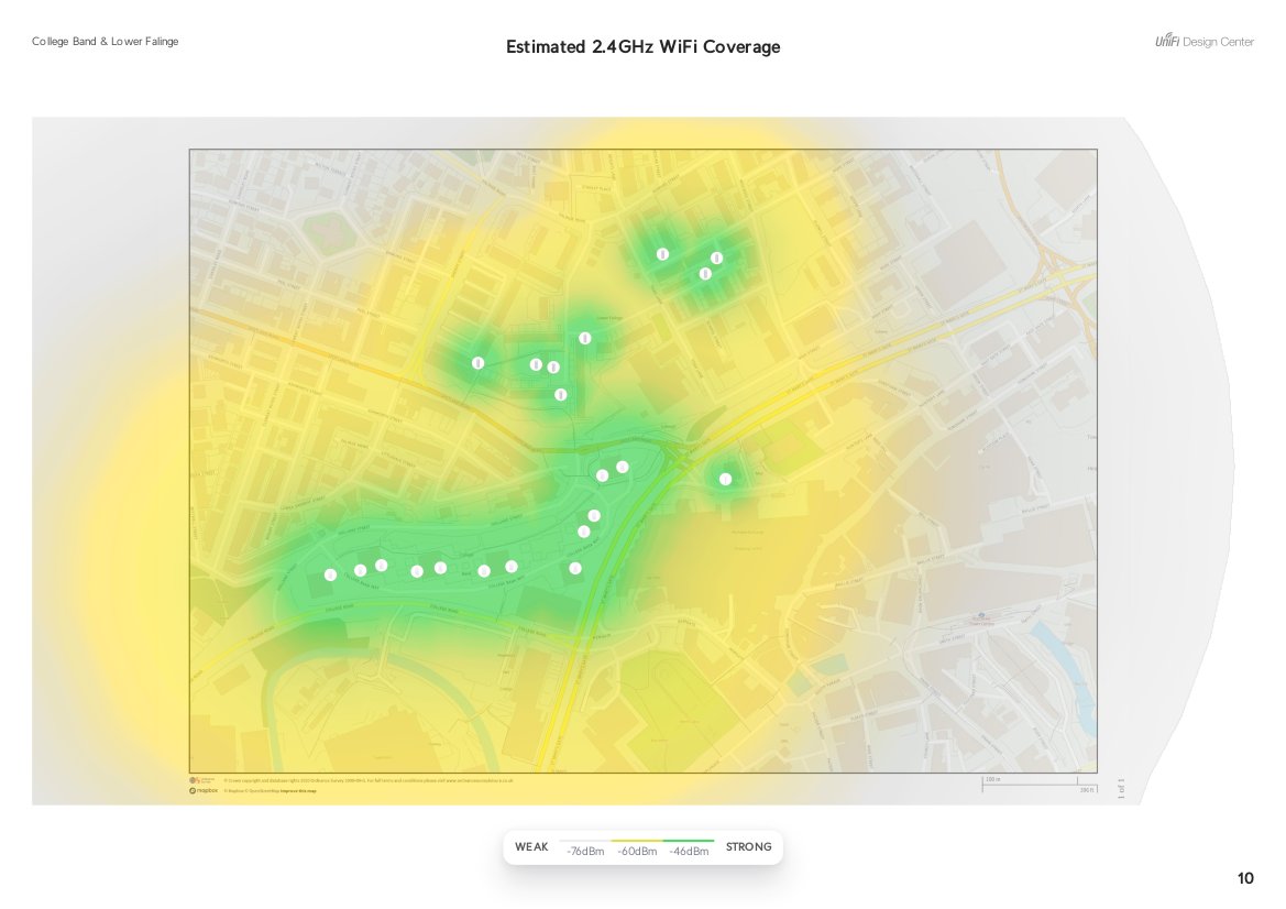 2.4Ghz Broadcast Signals From The Rochdale WiFi Mesh